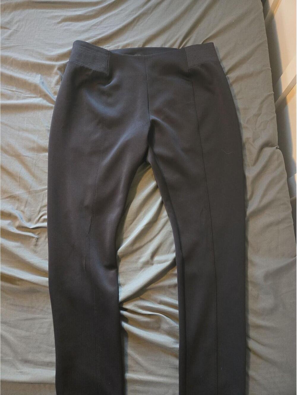 Worthington Woman Black High-Rise Pintuck Skinny Pants Size 1X